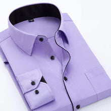 Load image into Gallery viewer, Men's Brand Fashion Loose Casual Long Sleeve Print Shirt Apparel Soft Comfortable Slim Men's Social Business Shirt For Men