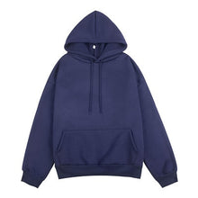 Load image into Gallery viewer, 2019 Autumn Winter New Hoodies Solid Color Hooded Tops Female Sweatshirt Long Sleeve Velvet Thickening Coat Harajuku for Women