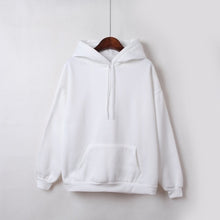 Load image into Gallery viewer, 2019 Autumn Winter New Hoodies Solid Color Hooded Tops Female Sweatshirt Long Sleeve Velvet Thickening Coat Harajuku for Women