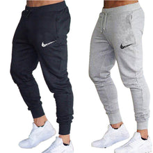 Load image into Gallery viewer, Mens Joggers Casual Pants Fitness Male Sportswear Tracksuit Bottoms Skinny Sweatpants Trousers Black Gyms Joggers Track Pants