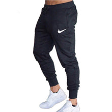 Load image into Gallery viewer, Mens Joggers Casual Pants Fitness Male Sportswear Tracksuit Bottoms Skinny Sweatpants Trousers Black Gyms Joggers Track Pants