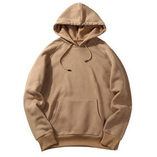Load image into Gallery viewer, CYSINCOS EU Size Fashion Colorful Hoodies Men's Thicken Clothes Winter Sweatshirts Men Hip Hop Streetwear Solid Fleece Man Hoody