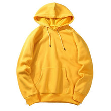 Load image into Gallery viewer, CYSINCOS EU Size Fashion Colorful Hoodies Men's Thicken Clothes Winter Sweatshirts Men Hip Hop Streetwear Solid Fleece Man Hoody