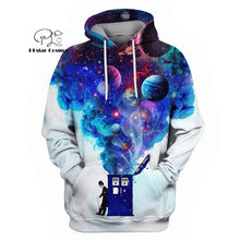 Load image into Gallery viewer, PLstar Cosmos Doctor who with planets space sky 3d hoodies/shirt/Sweatshirt Winter autumn funny Harajuku Long sleeve streetwear