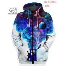 Load image into Gallery viewer, PLstar Cosmos Doctor who with planets space sky 3d hoodies/shirt/Sweatshirt Winter autumn funny Harajuku Long sleeve streetwear