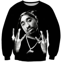 Load image into Gallery viewer, BZPOVB 2019 new autumn harajuku 3d Hoodies Legend Rapper 2pac tupac print sweatshirt Men/Women O-Neck hoodie pullovers