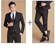 Load image into Gallery viewer, Tide Men Colorful Fashion Wedding Suits Plus Size 5XL Yellow Pink Green Blue Purple Suits Jacket and Pants Tuxedos