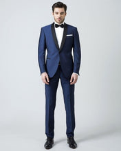 Load image into Gallery viewer, Groomsmen Peaked Black Lapel Groom Tuxedos Burgundy Mens Suit Wedding Best Man (Jacket+Pants+Tie) high quality Suits
