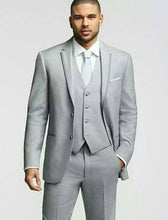 Load image into Gallery viewer, Groomsmen Peaked Black Lapel Groom Tuxedos Burgundy Mens Suit Wedding Best Man (Jacket+Pants+Tie) high quality Suits